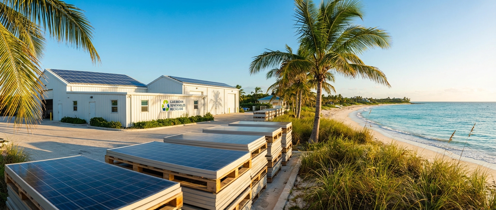 Caribbean solar facility
